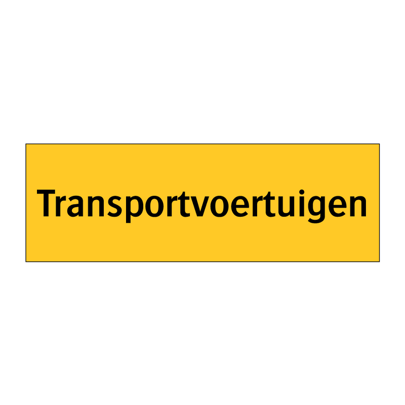 Transportvoertuigen