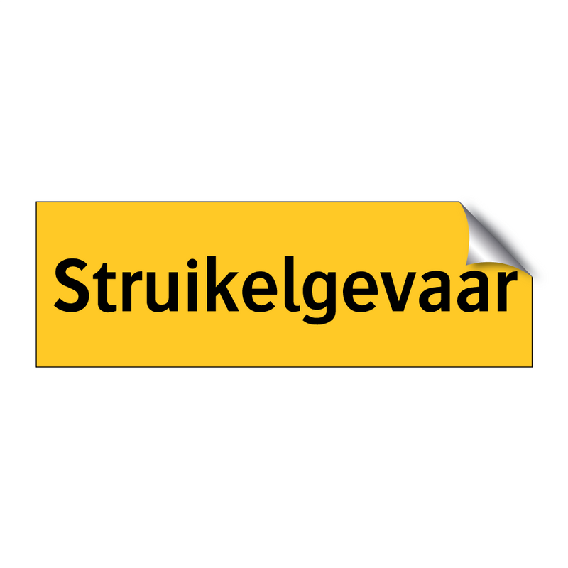 Struikelgevaar