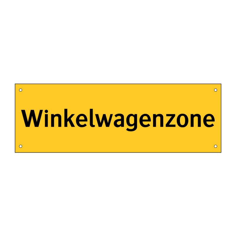 Winkelwagenzone