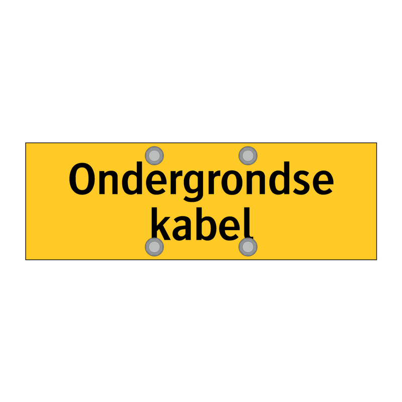 Ondergrondse kabel & Ondergrondse kabel & Ondergrondse kabel