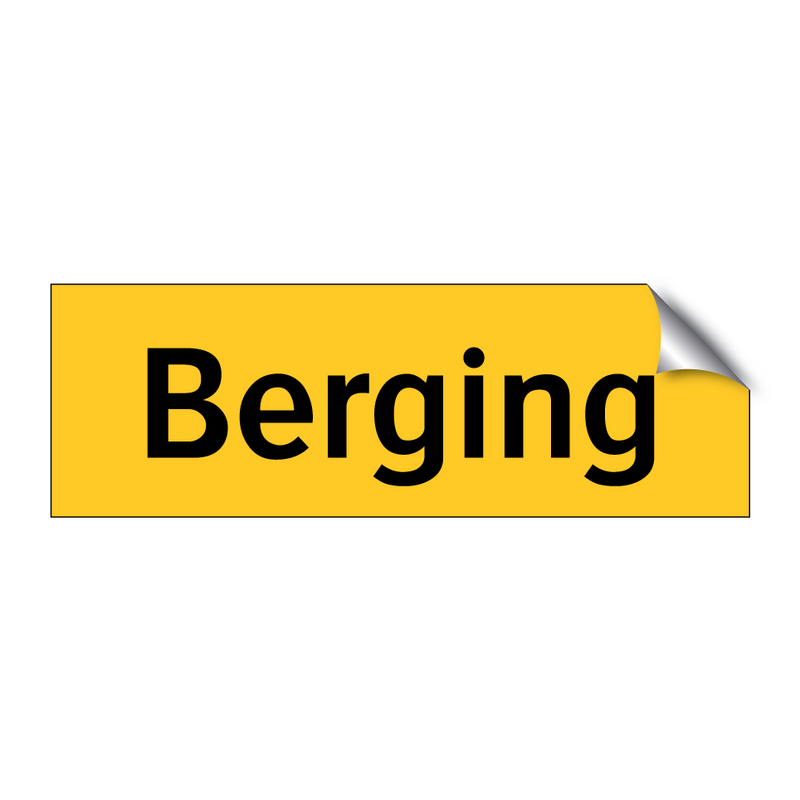 Berging & Berging & Berging & Berging