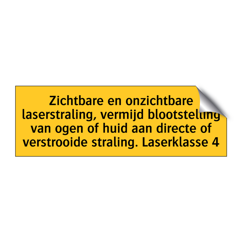 Zichtbare en onzichtbare laserstraling, vermijd /.../