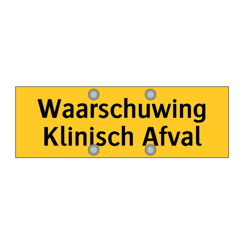 Waarschuwing Klinisch Afval & Waarschuwing Klinisch Afval & Waarschuwing Klinisch Afval