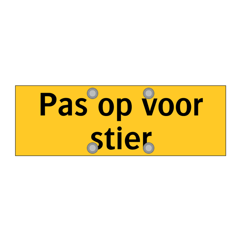 Pas op voor stier & Pas op voor stier & Pas op voor stier