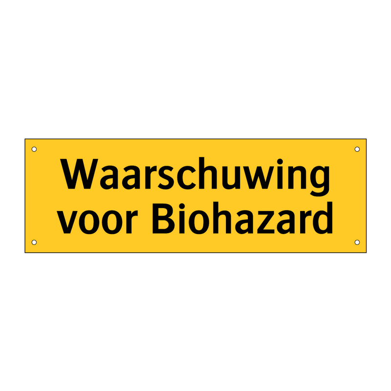 Waarschuwing voor Biohazard & Waarschuwing voor Biohazard & Waarschuwing voor Biohazard