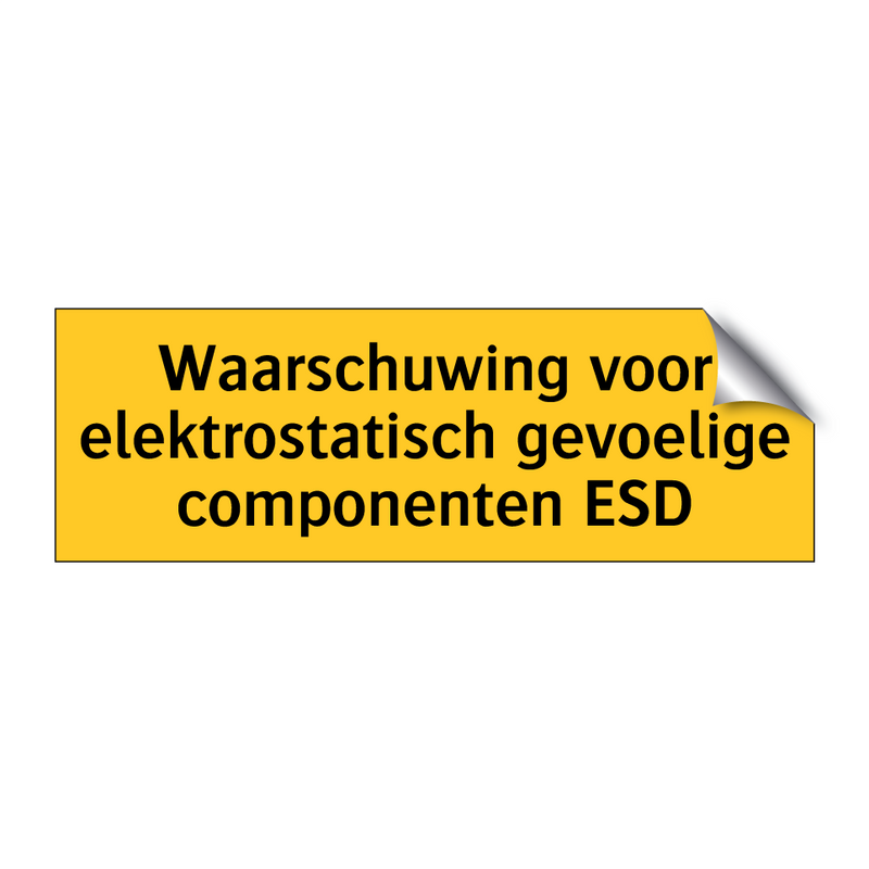 Waarschuwing voor elektrostatisch gevoelige /.../