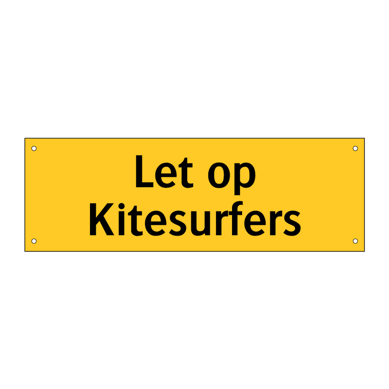 Let op Kitesurfers & Let op Kitesurfers & Let op Kitesurfers & Let op Kitesurfers