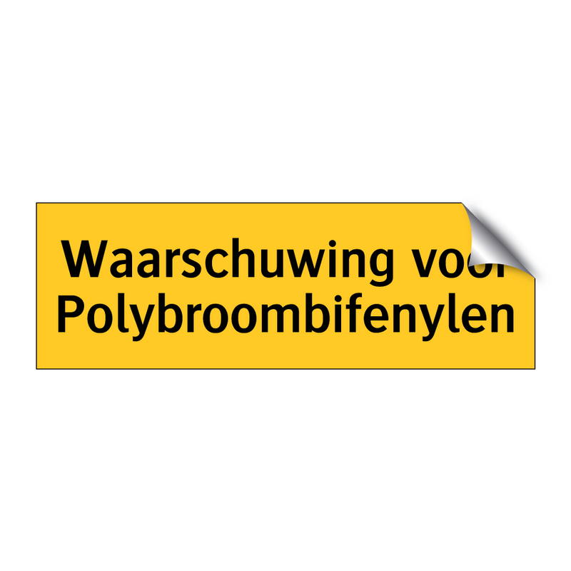 Waarschuwing voor Polybroombifenylen