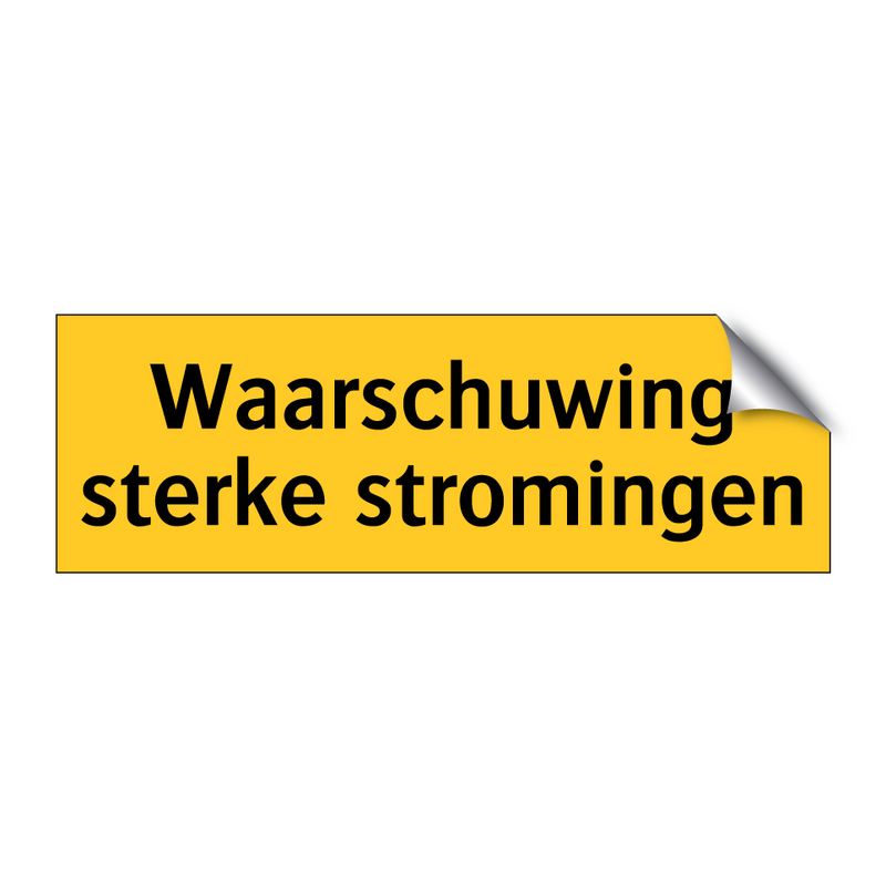 Waarschuwing sterke stromingen & Waarschuwing sterke stromingen & Waarschuwing sterke stromingen