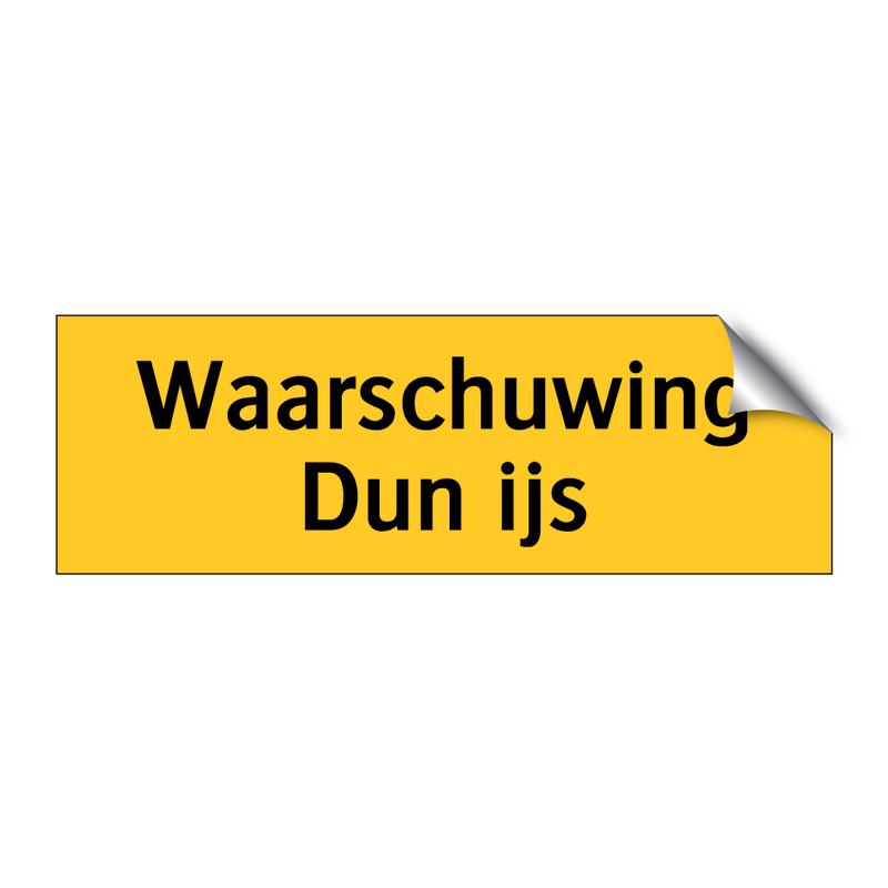 Waarschuwing Dun ijs & Waarschuwing Dun ijs & Waarschuwing Dun ijs & Waarschuwing Dun ijs