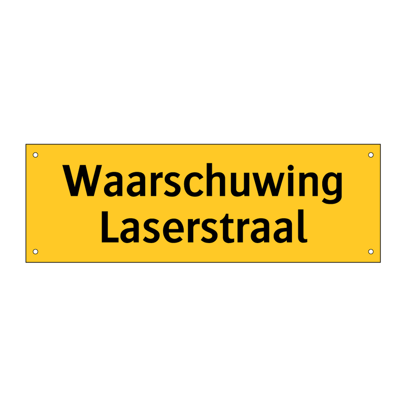 Waarschuwing Laserstraal & Waarschuwing Laserstraal & Waarschuwing Laserstraal