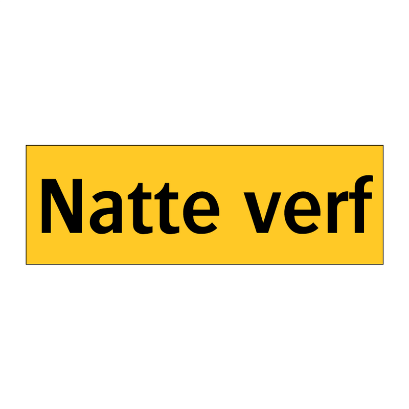 Natte verf