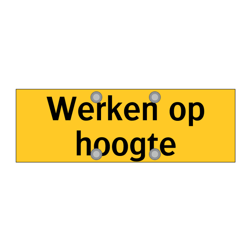 Werken op hoogte & Werken op hoogte & Werken op hoogte