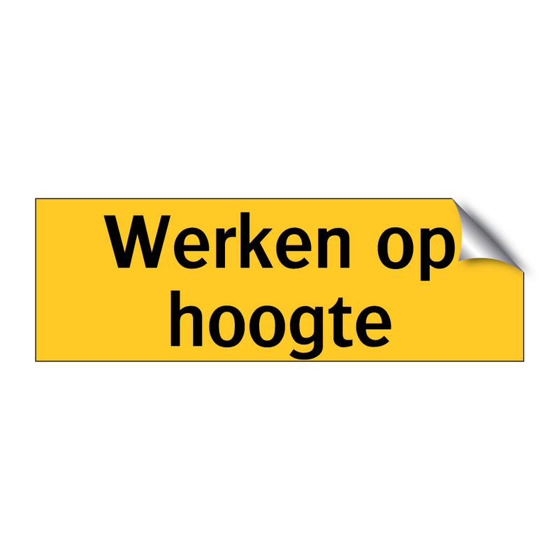 Werken op hoogte & Werken op hoogte & Werken op hoogte & Werken op hoogte