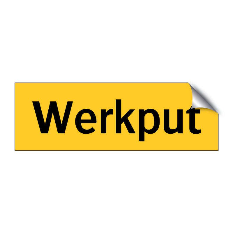 Werkput & Werkput & Werkput & Werkput