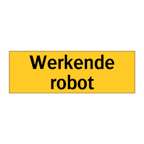 Werkende robot & Werkende robot & Werkende robot & Werkende robot & Werkende robot & Werkende robot