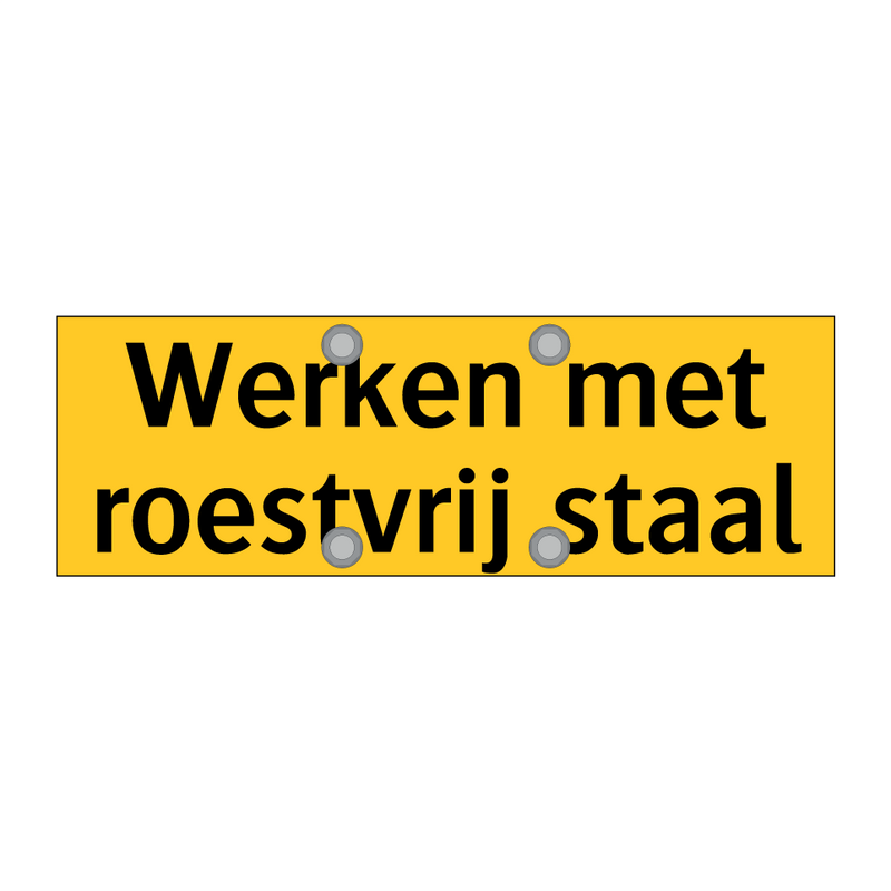 Werken met roestvrij staal & Werken met roestvrij staal & Werken met roestvrij staal