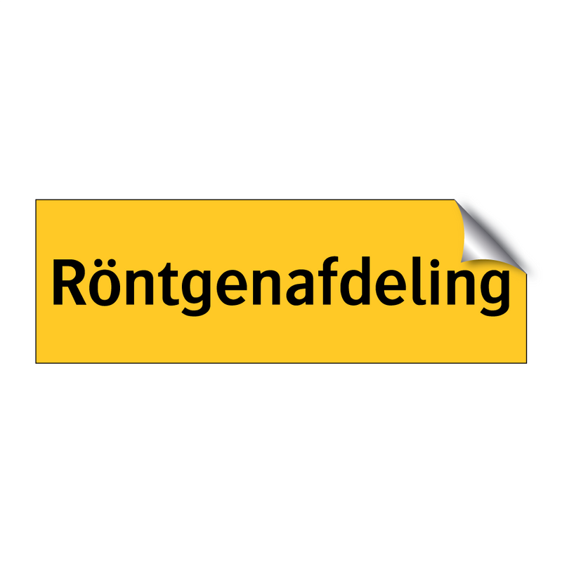 Röntgenafdeling