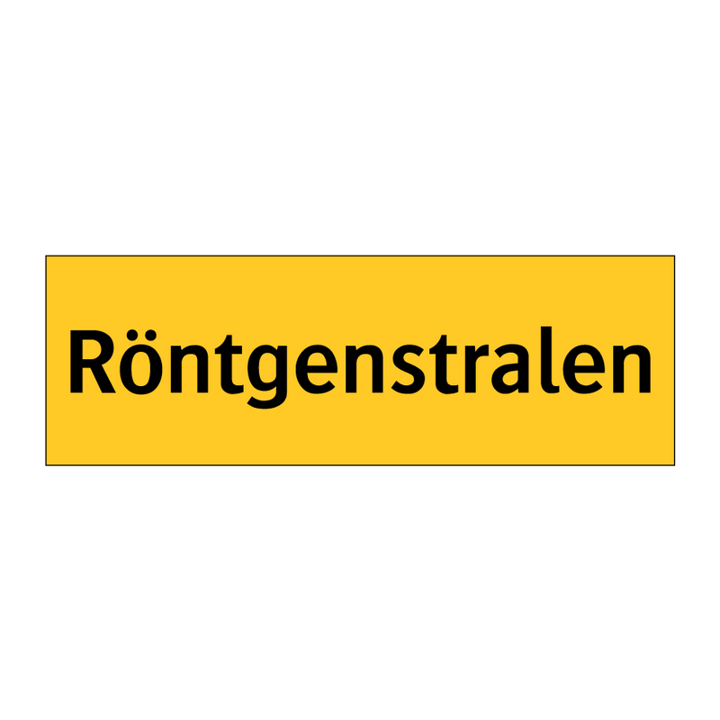 Röntgenstralen