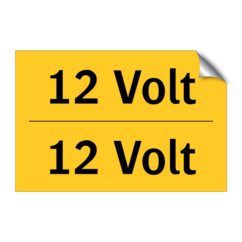 12 Volt & 12 Volt & 12 Volt & 12 Volt