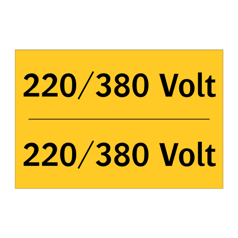 220/380 Volt & 220/380 Volt & 220/380 Volt & 220/380 Volt & 220/380 Volt & 220/380 Volt