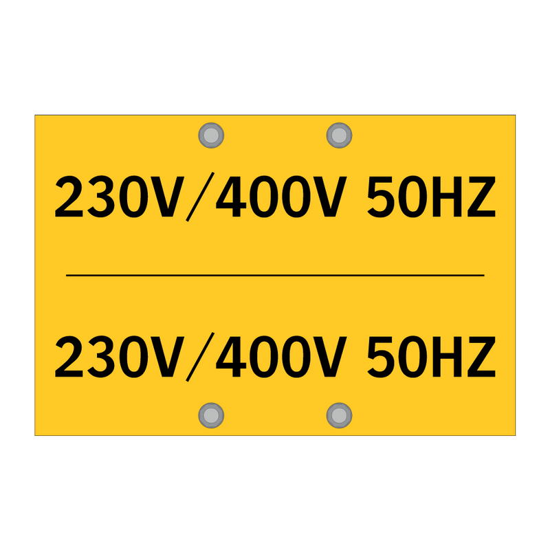 230V/400V 50HZ & 230V/400V 50HZ & 230V/400V 50HZ & 230V/400V 50HZ & 230V/400V 50HZ