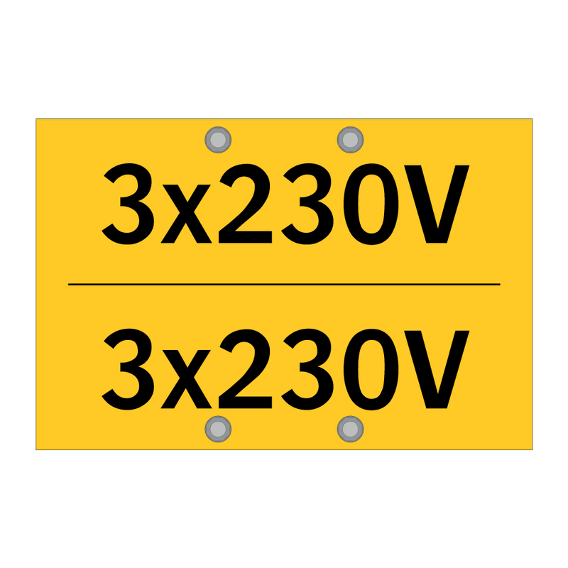 3x230V & 3x230V & 3x230V & 3x230V & 3x230V