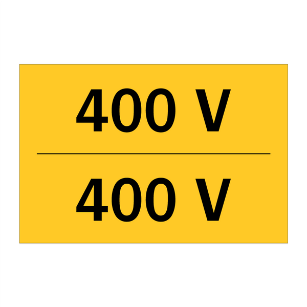 400 V & 400 V & 400 V & 400 V & 400 V & 400 V & 400 V & 400 V & 400 V & 400 V & 400 V & 400 V