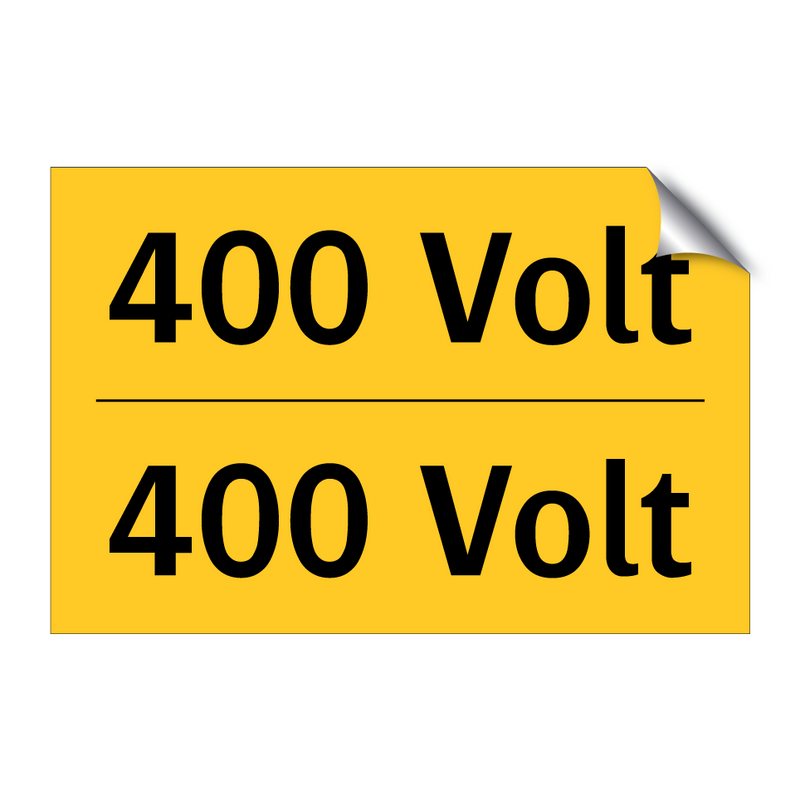 400 Volt & 400 Volt & 400 Volt & 400 Volt