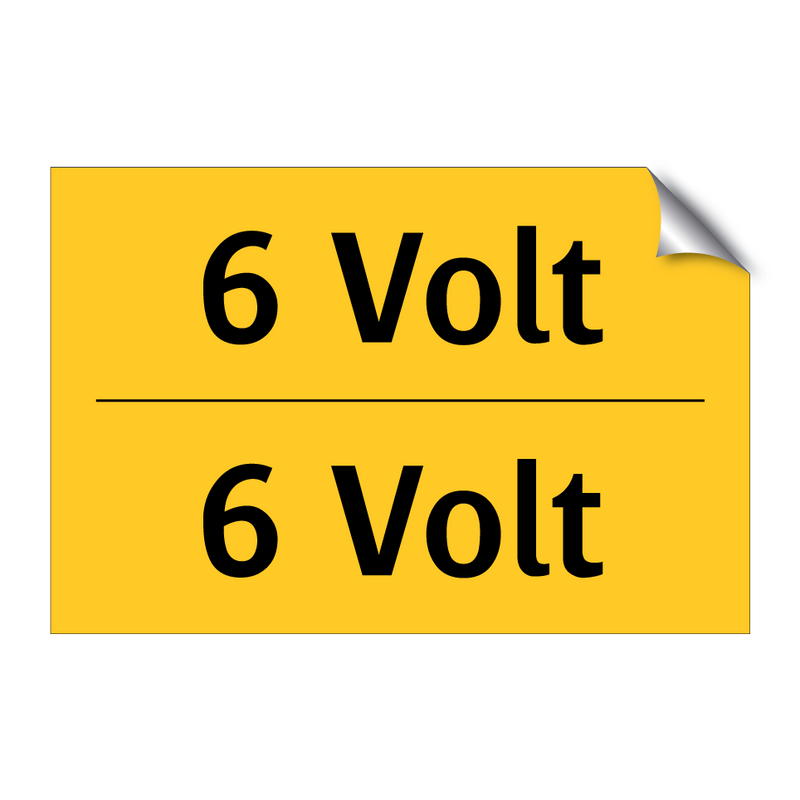 6 Volt & 6 Volt & 6 Volt & 6 Volt