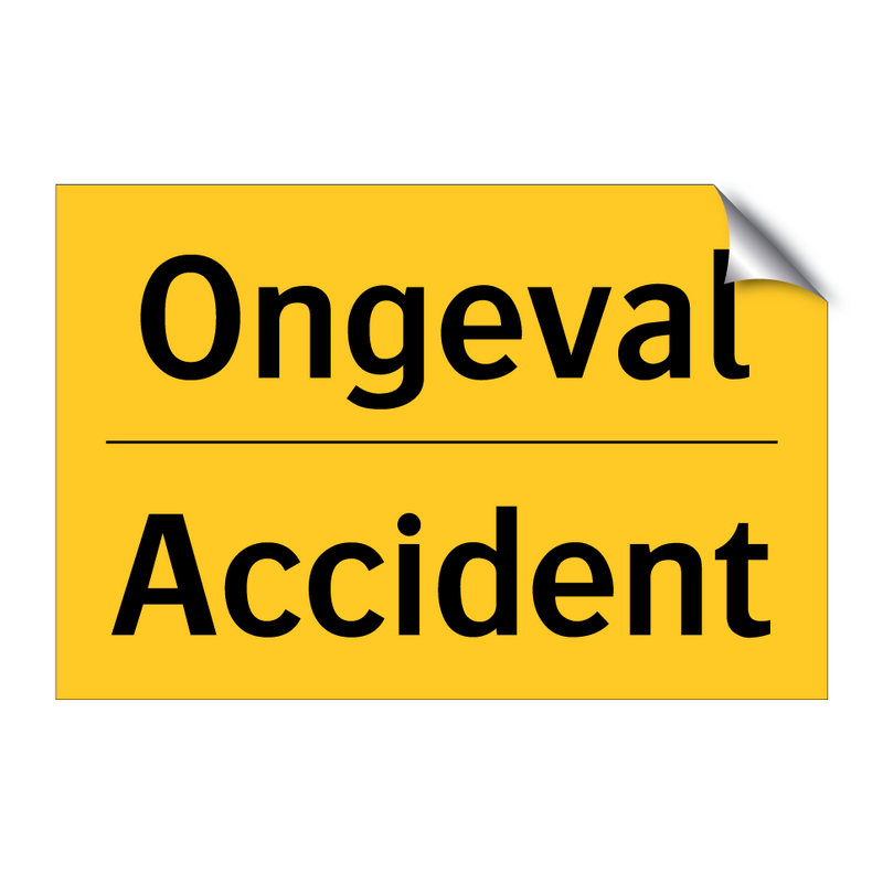 Ongeval - Accident