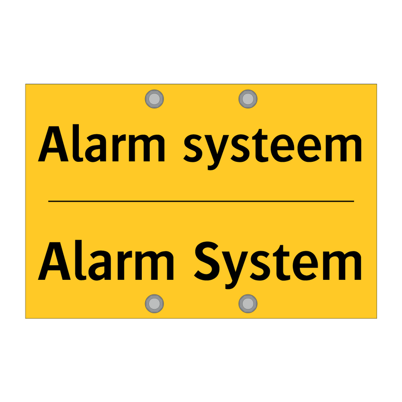 Alarm systeem - Alarm System & Alarm systeem - Alarm System & Alarm systeem - Alarm System