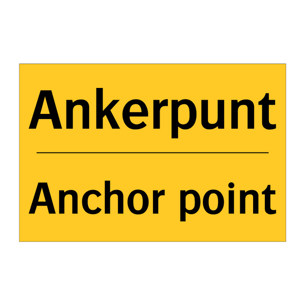 Ankerpunt - Anchor point