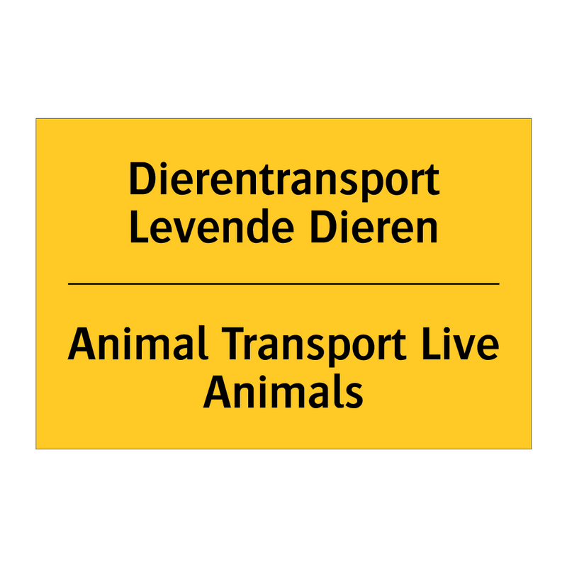 Dierentransport Levende Dieren - Animal Transport Live Animals