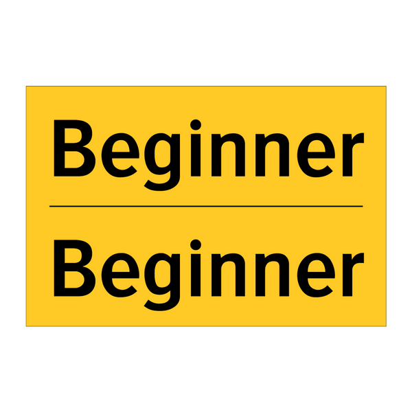 Beginner