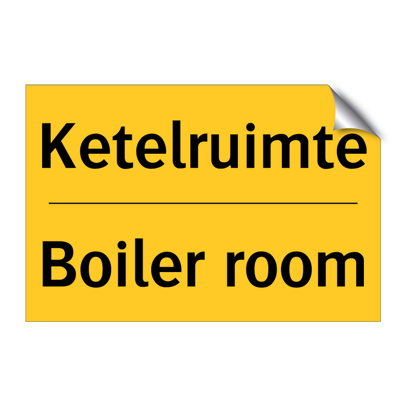 Ketelruimte - Boiler room & Ketelruimte - Boiler room & Ketelruimte - Boiler room