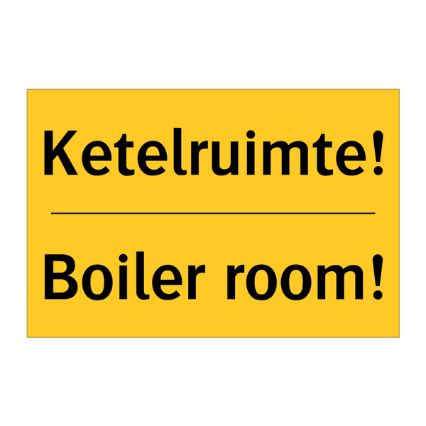 Ketelruimte! - Boiler room! & Ketelruimte! - Boiler room! & Ketelruimte! - Boiler room!