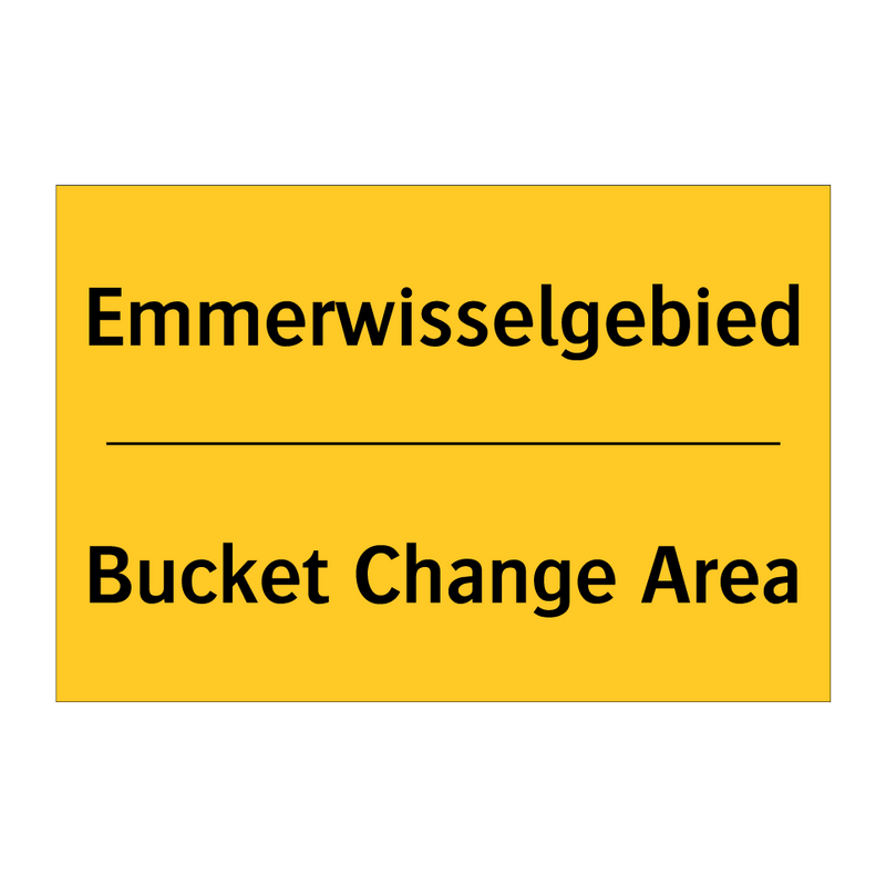 Emmerwisselgebied - Bucket Change Area & Emmerwisselgebied - Bucket Change Area