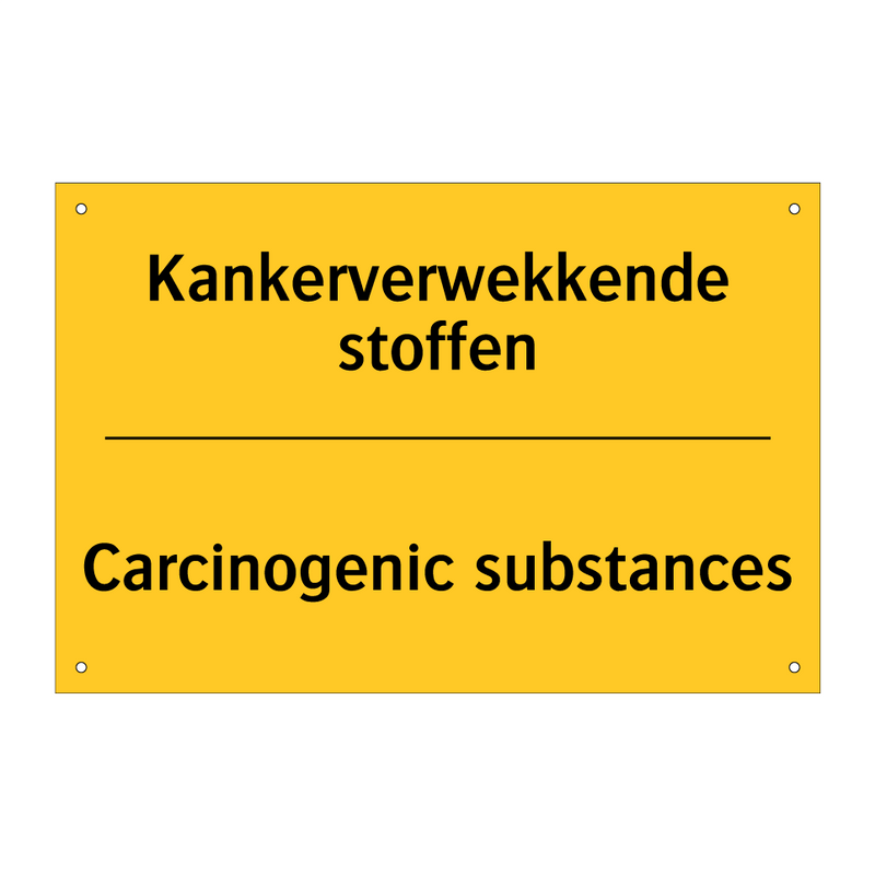 Kankerverwekkende stoffen - Carcinogenic substances