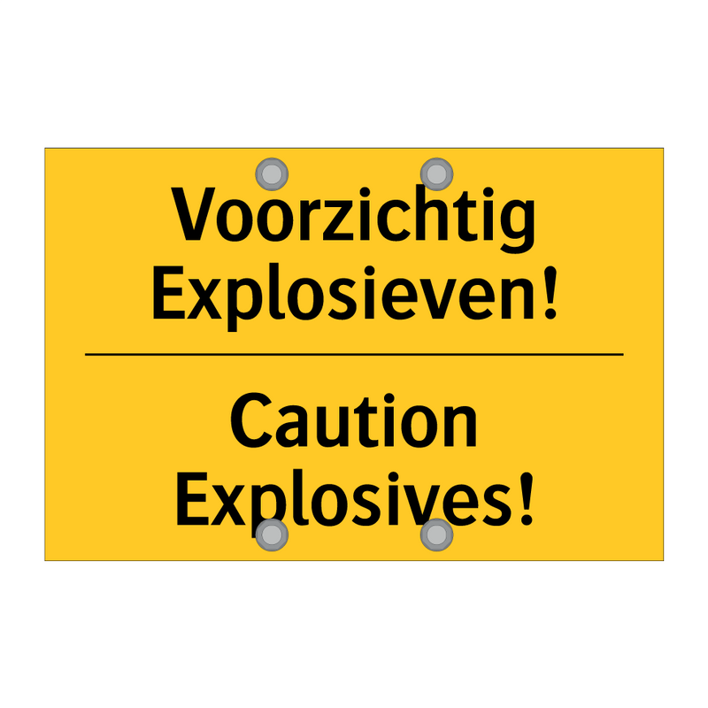 Voorzichtig Explosieven! - Caution Explosives! & Voorzichtig Explosieven! - Caution Explosives!