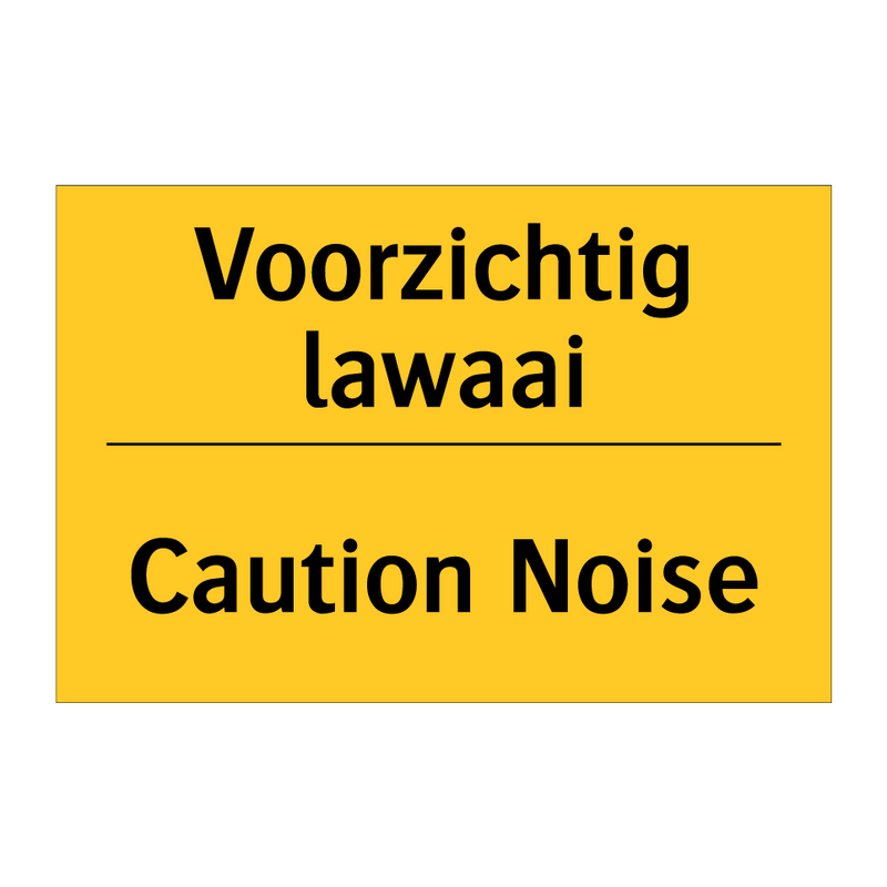 Voorzichtig lawaai - Caution Noise & Voorzichtig lawaai - Caution Noise