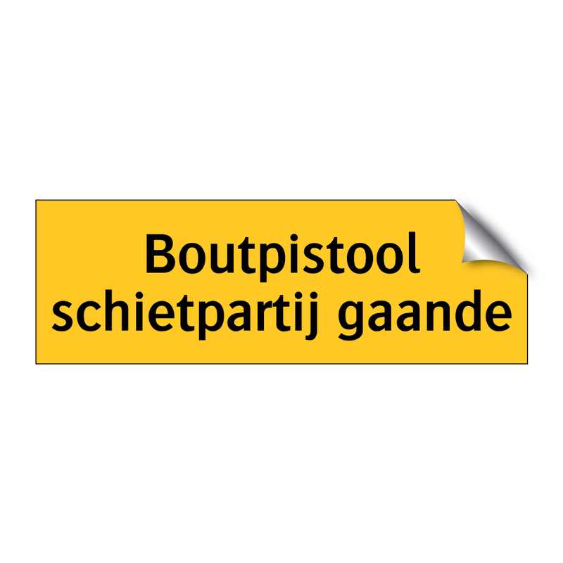 Boutpistool schietpartij gaande & Boutpistool schietpartij gaande & Boutpistool schietpartij gaande