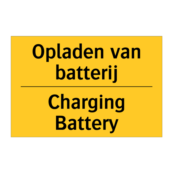 Opladen van batterij - Charging Battery & Opladen van batterij - Charging Battery