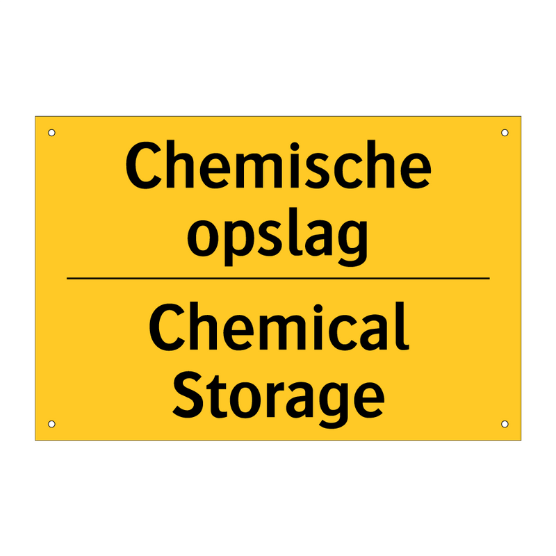 Chemische opslag - Chemical Storage & Chemische opslag - Chemical Storage