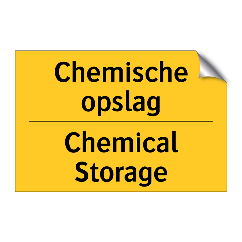 Chemische opslag - Chemical Storage & Chemische opslag - Chemical Storage