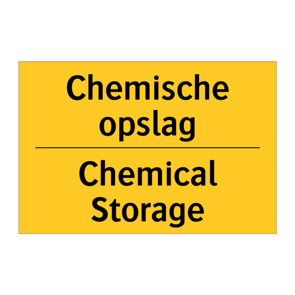 Chemische opslag - Chemical Storage & Chemische opslag - Chemical Storage