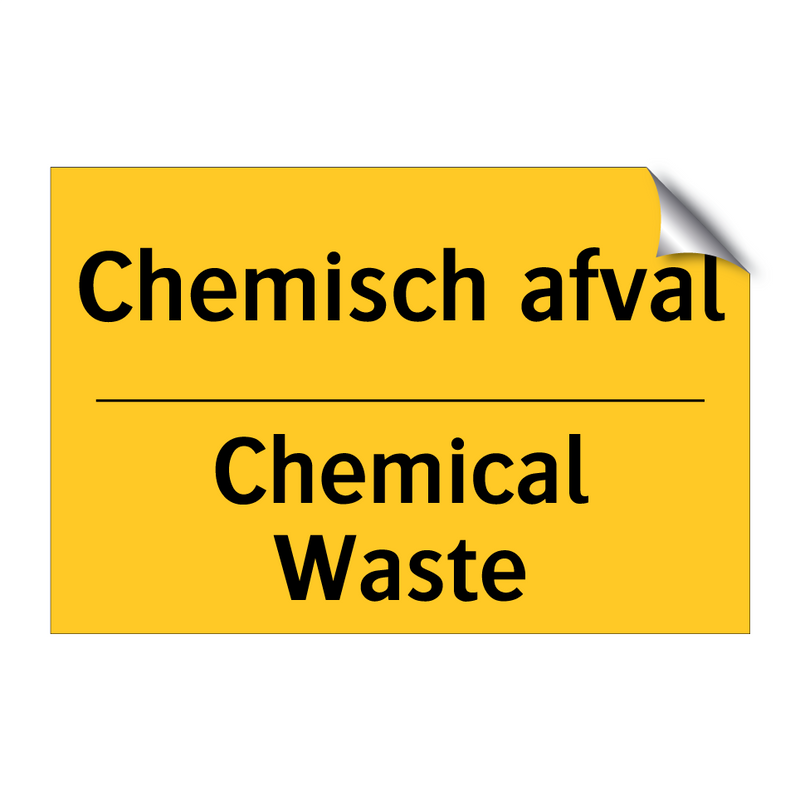 Chemisch afval - Chemical Waste & Chemisch afval - Chemical Waste & Chemisch afval - Chemical Waste