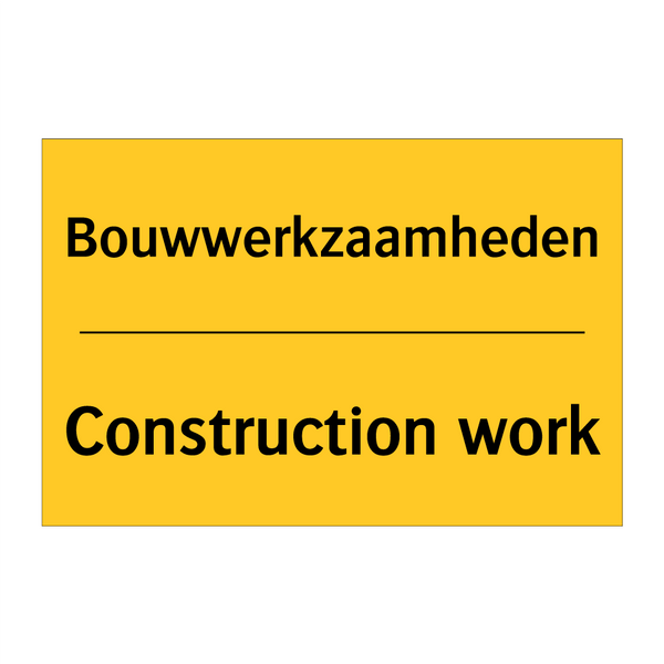 Bouwwerkzaamheden - Construction work