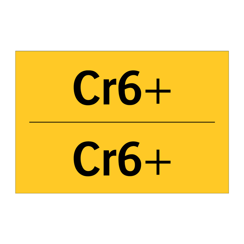 Cr6+ & Cr6+ & Cr6+ & Cr6+ & Cr6+ & Cr6+ & Cr6+ & Cr6+ & Cr6+ & Cr6+ & Cr6+ & Cr6+ & Cr6+ & Cr6+