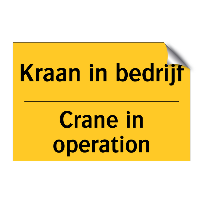 Kraan in bedrijf - Crane in operation & Kraan in bedrijf - Crane in operation